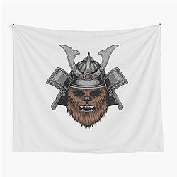 Chewbacca Samurai Tapestry