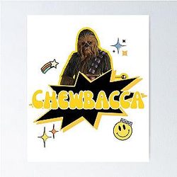 Retro Chewbacca Poster