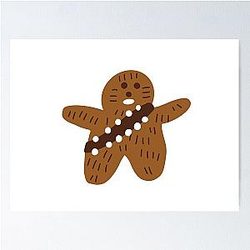 Cartoon Chewbacca Poster