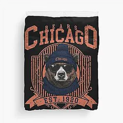 Art Chicago Bears Duvet Cover
