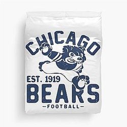Art Chicago Bears Duvet Cover