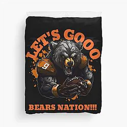 Art Chicago Bears Duvet Cover