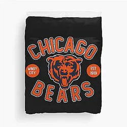 Art Chicago Bears Duvet Cover