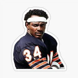 Walter Payton - Chicago Bears NFL Sticker