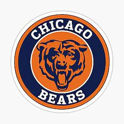 Art Chicago Bears Sticker