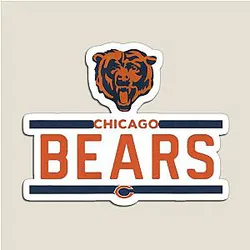 Art Chicago Bears Magnet