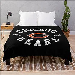 Art Chicago Bears Throw Blanket