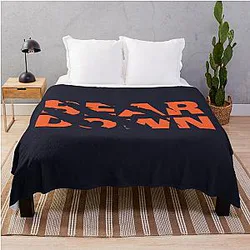 Chicago Bears Bear Down Throw Blanket