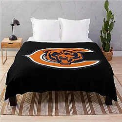 Art Chicago Bears Throw Blanket