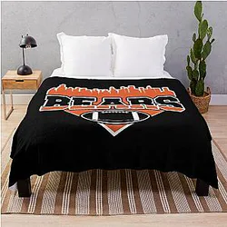 Art Chicago Bears Throw Blanket