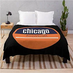 Art Chicago Bears Throw Blanket