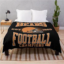 Art Chicago Bears Throw Blanket