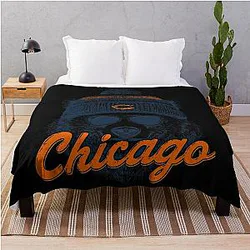 Art Chicago Bears Throw Blanket