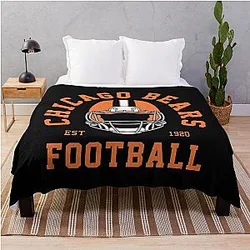 Art Chicago Bears Throw Blanket