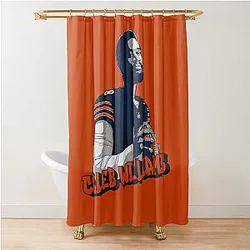 Caleb Williams Chicago Bears QB Shower Curtain