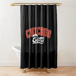 Art for Chicago Bears Shower Curtain