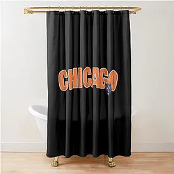 Art for Chicago Bears Shower Curtain
