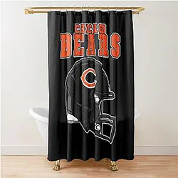 Art for Chicago Bears Shower Curtain