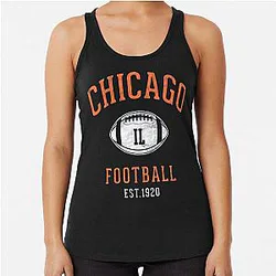 Art Chicago Bears Racerback Tank Top