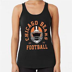 Art Chicago Bears Racerback Tank Top