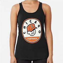 Art Chicago Bears Racerback Tank Top
