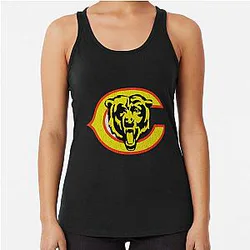 Art Chicago Bears Racerback Tank Top