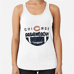 Art Chicago Bears Racerback Tank Top