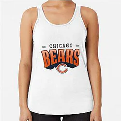 Art Chicago Bears Racerback Tank Top