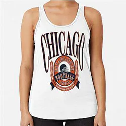 Art Chicago Bears Racerback Tank Top