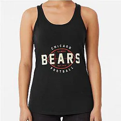 Art Chicago Bears Racerback Tank Top