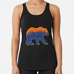 Art Chicago Bears Racerback Tank Top