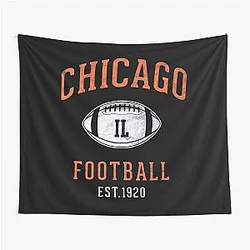 Art Chicago Bears Tapestry