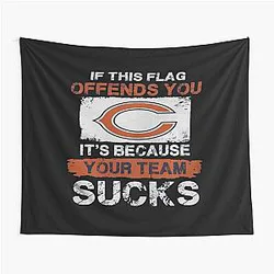Art Chicago Bears Tapestry