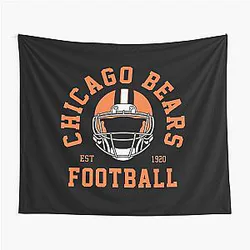 Art Chicago Bears Tapestry