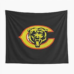 Art Chicago Bears Tapestry