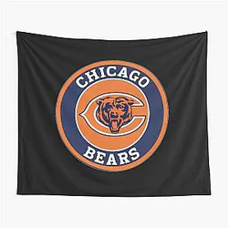 Art Chicago Bears Tapestry