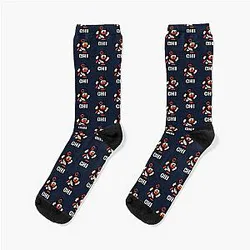 Chicago Bears Tecmo Super Bowl Football Player Socks