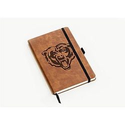 Chicago Bears Brown Small Journal/Notepad 8.25" x 5.25" Office Accessory