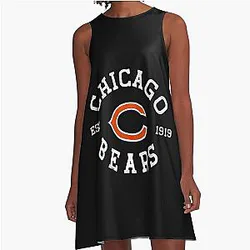 Art Chicago Bears A-Line Dress