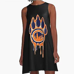 Art Chicago Bears A-Line Dress