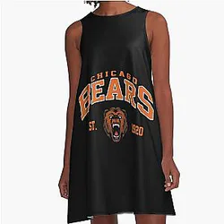 Art & Chicago Bears A Line Dress