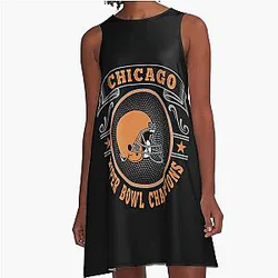 Art Chicago Bears A-Line Dress