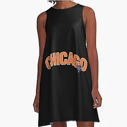 Art Chicago Bears A-Line Dress