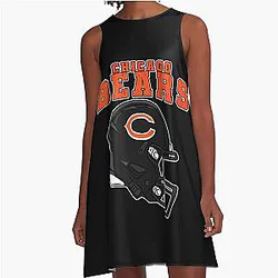 Art Chicago Bears A-Line Dress