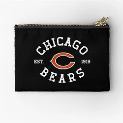 Art Chicago Bears Zipper Pouch