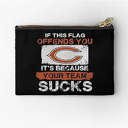 Art Chicago Bears Zipper Pouch