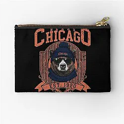 Art Chicago Bears Zipper Pouch
