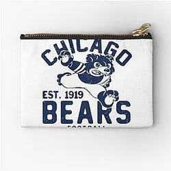 Art Chicago Bears Zipper Pouch