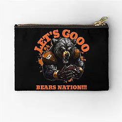 Art Chicago Bears Zipper Pouch