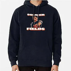 Soldier Fields Justin Fields Chicago Bears Pullover Hoodie